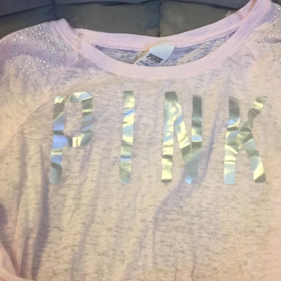 👚Pink Silver Stud T-Shirt👚 - Picture 2 of 7